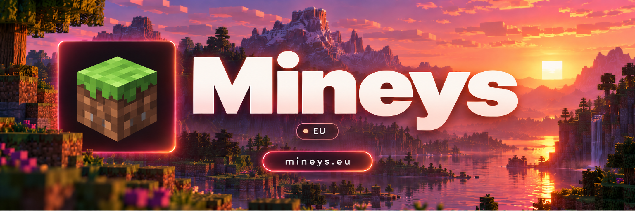 Minecraft server banner